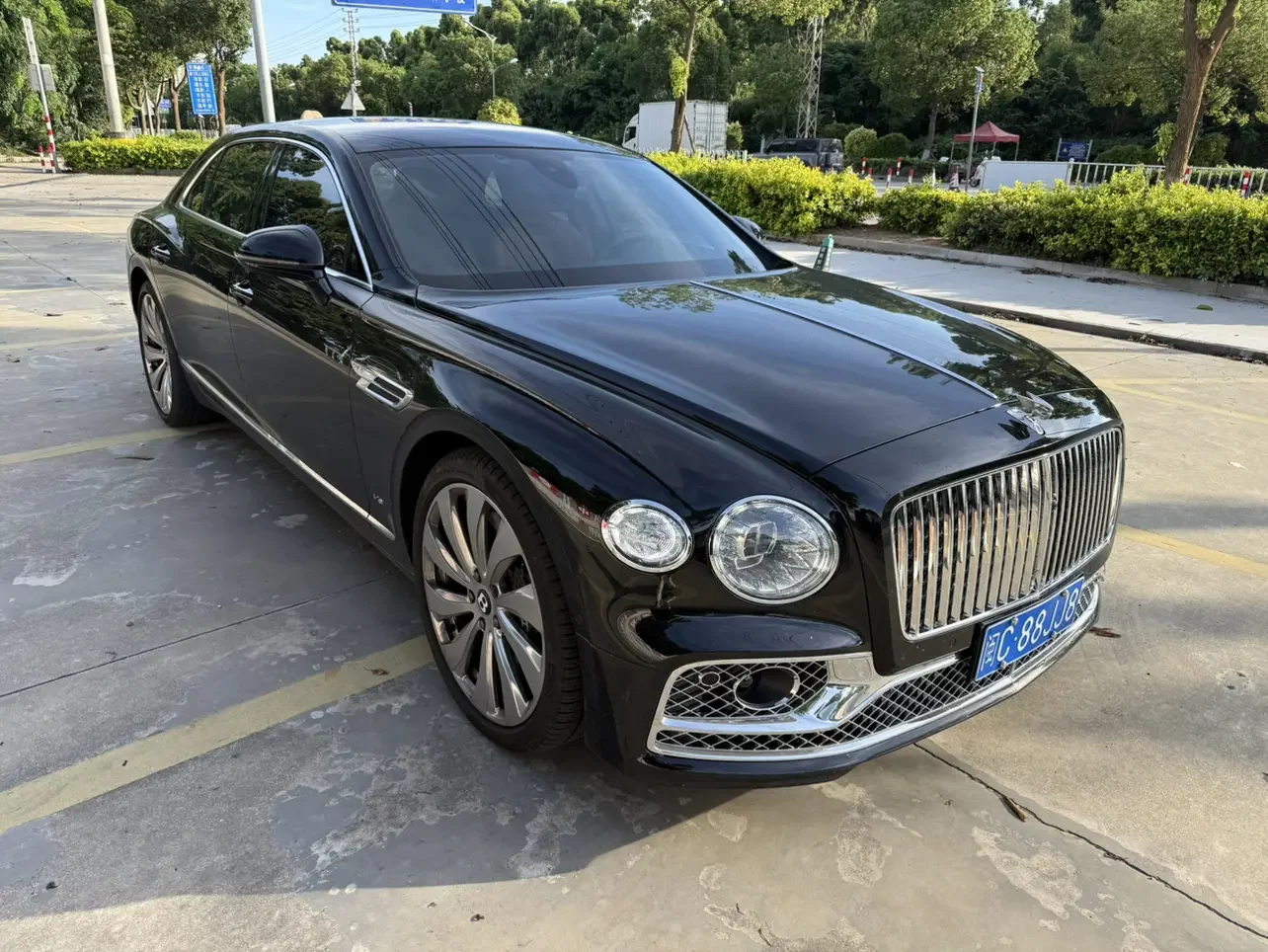 Bentley galloping