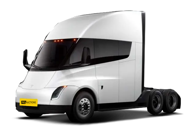 Новые автомобили Tesla Semi из Китая в Москву
